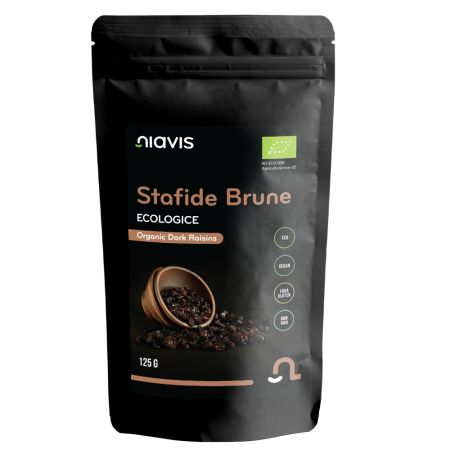 Stafide Brune Bio, 125 g, Niavis