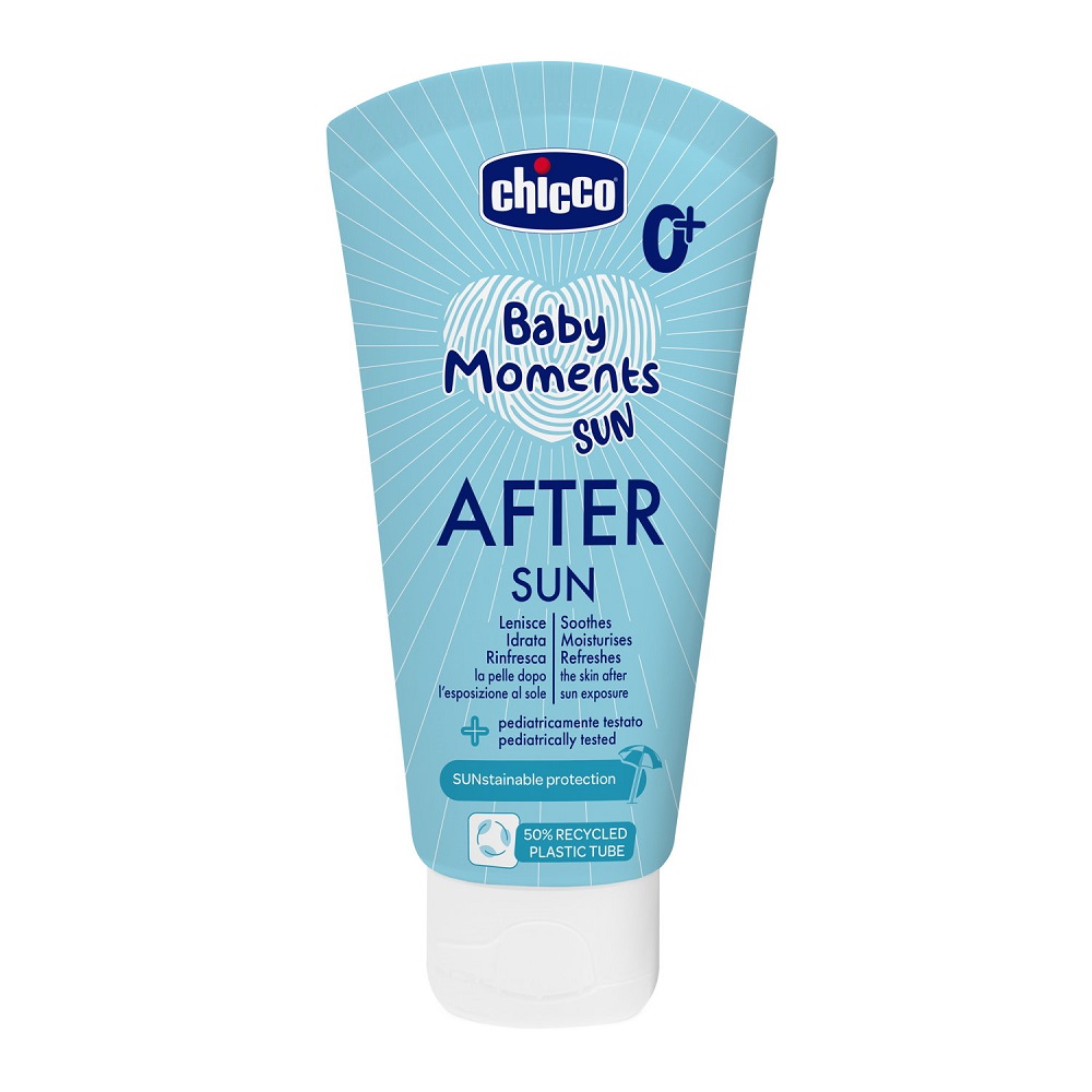 Lotiune dupa plaja Baby Moments, 150 ml, Chicco