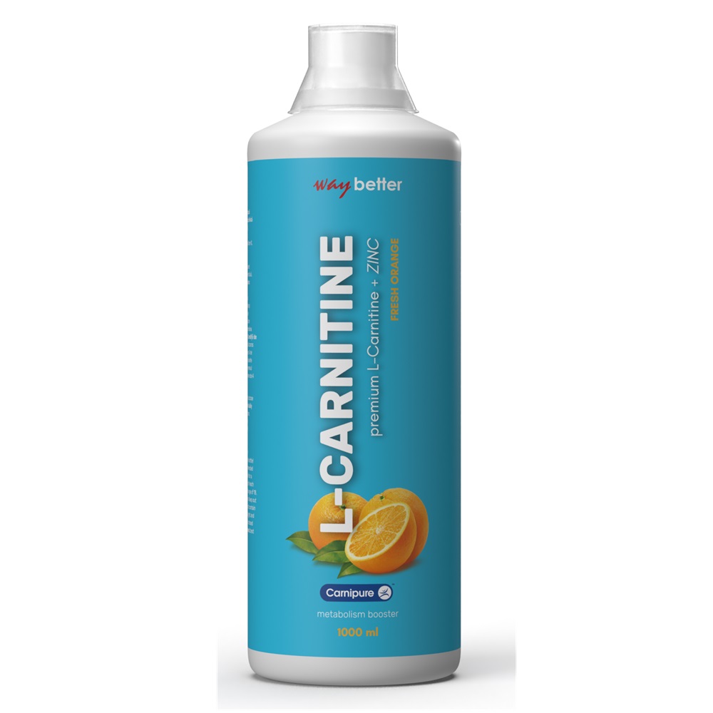 Reshape L-Carnitina lichida + Zinc aroma de portocale Way Better 4044191053021, 1000 ml, Way Better