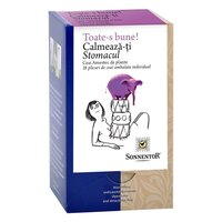 Ceai bio amestec de plante, Toate-s bune! Calmeaza-ti Stomacul, 18 plicuri, Sonnentor