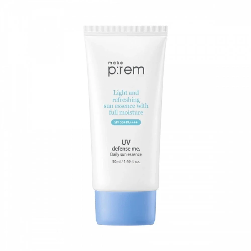 Crema pentru fata cu protectie solară SPF 50+ PA++++, UV defense me Daily Sun essence, 50 ml, Make P:rem