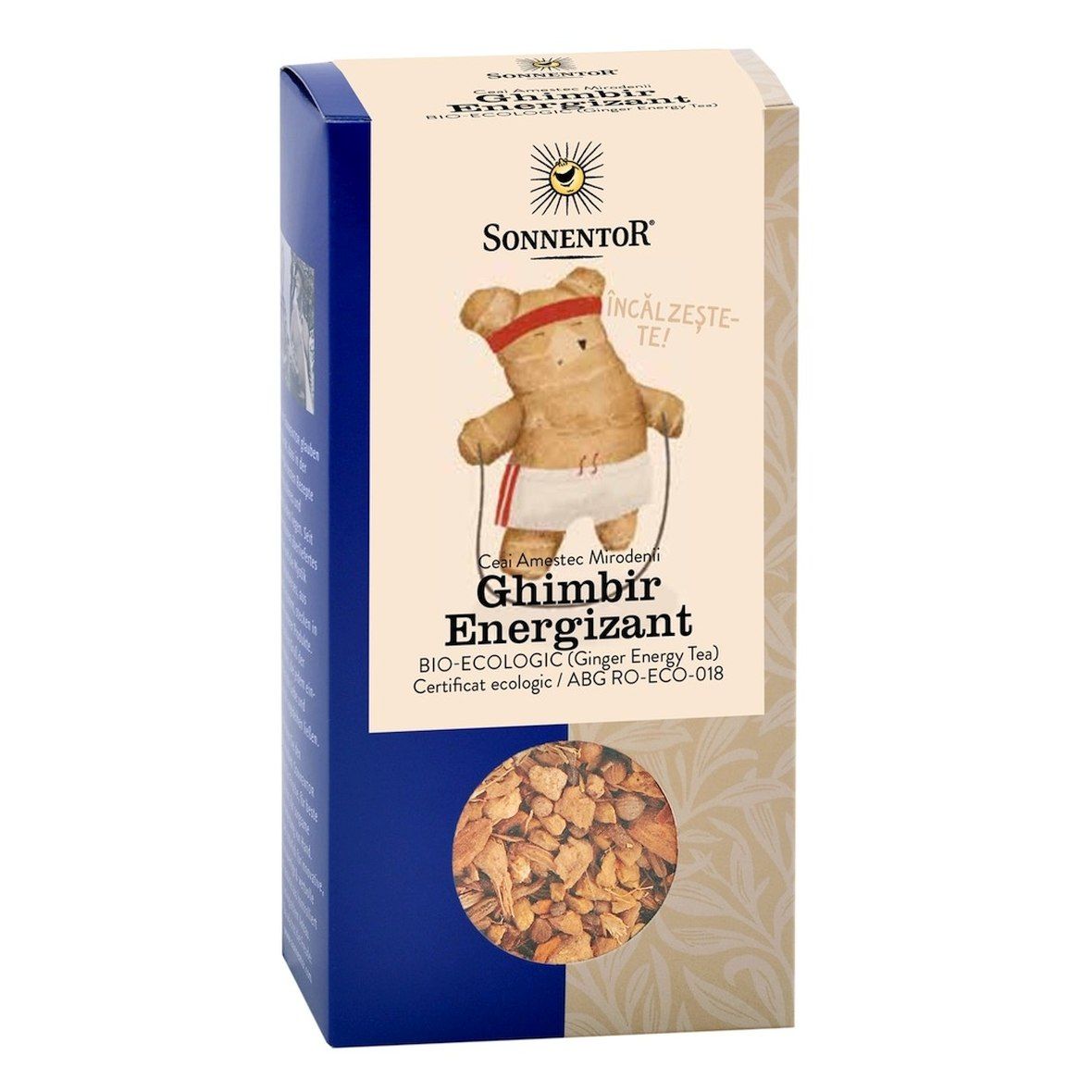 Ceai eco amestec mirodenii Ghimbir Energizant, 100 g, Sonnentor