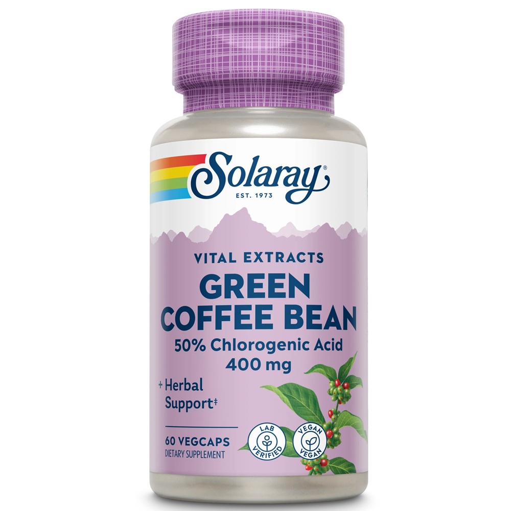 Green coffee bean Solaray, 60 capsule, Secom