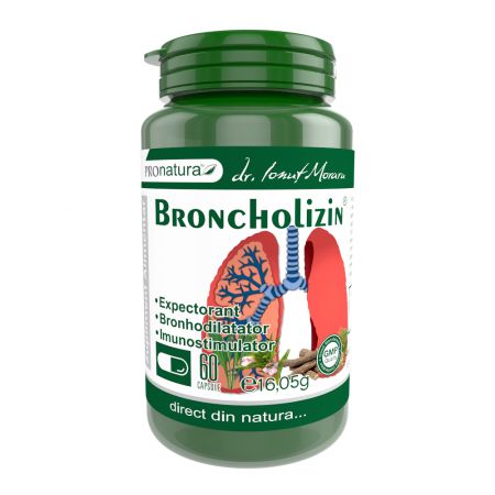 Broncholizin, 60 capsule, Pro Natura