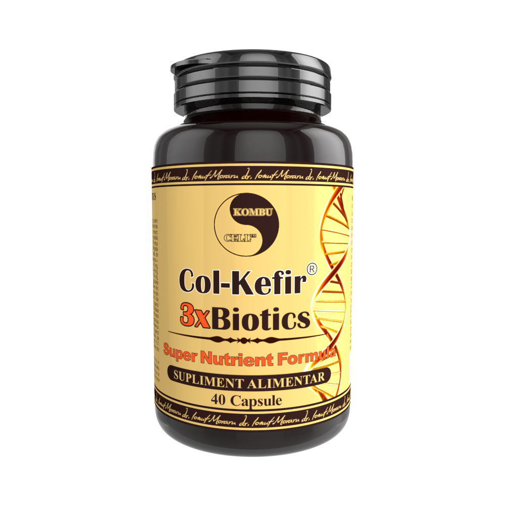 Col-Kefir 3xBiotics, 40 capsule, Pro Natura