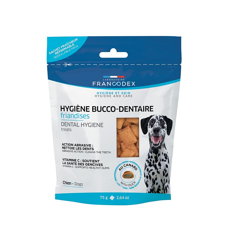 Recompense pentru igiena dentara a cainilor, 75 g, Francodex