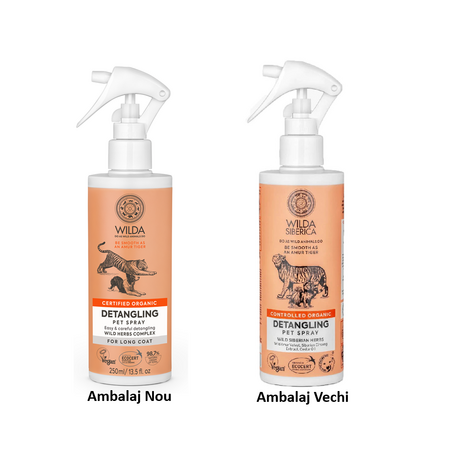 Spray leave in pentru descurcarea blanii Detangling, 250 ml, Wilda Siberica 747982