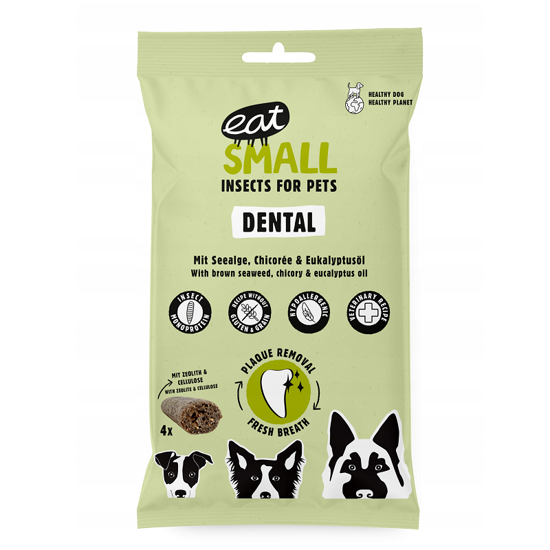 Recompense pentru caini adulti Dental Snack, 120 g, Eat Small