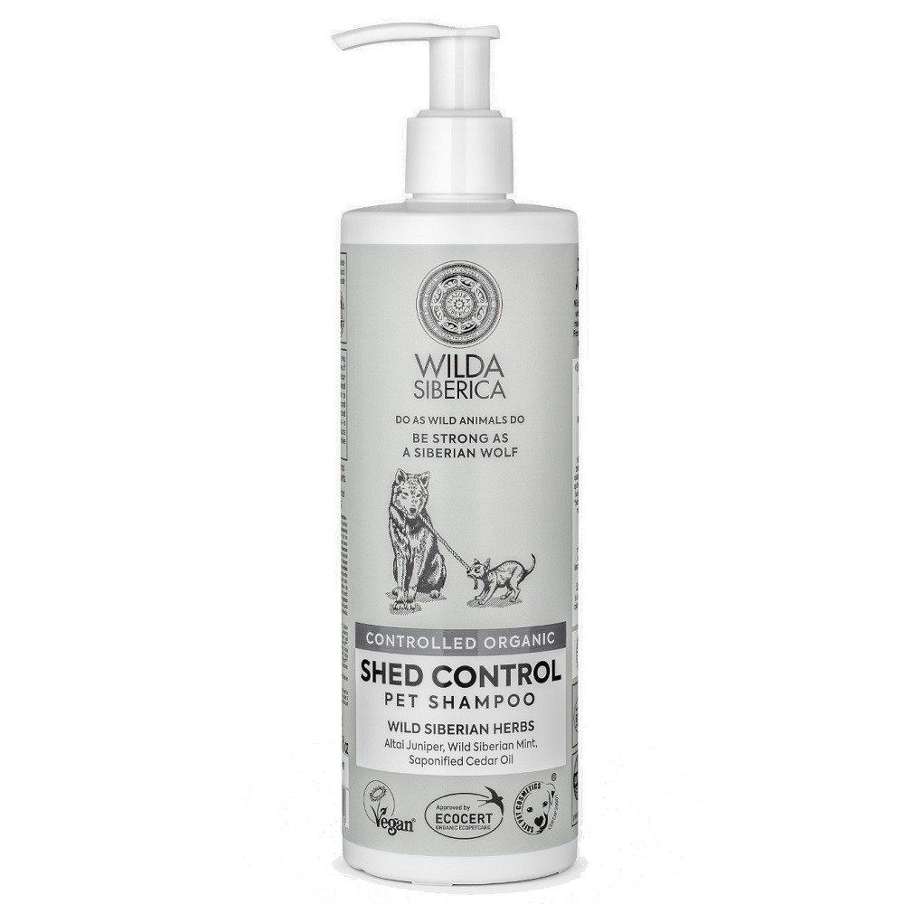 Sampon antinaparlire pentru caini si pisici Shed Control, 400 ml, Wilda Siberica