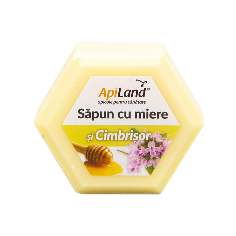 Sapun cu miere si cimbrisor, 100 g, Apiland