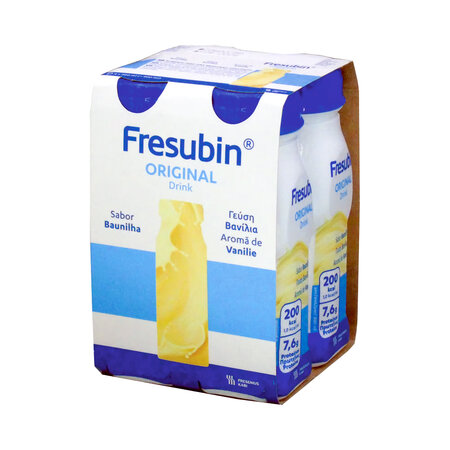 Bautura cu aroma de vanilie Fresubin Original, 4 x 200 ml, Fresenius Kabi 731185