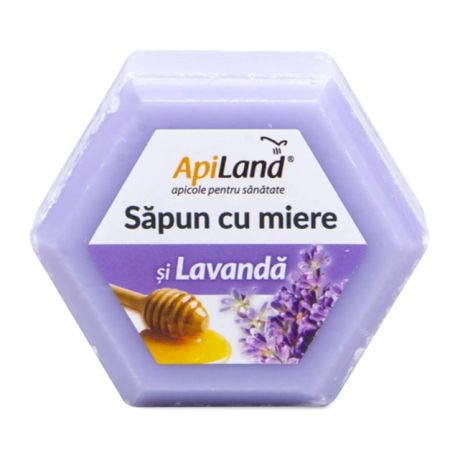 Sapun cu miere si lavanda, 100 g, Apiland