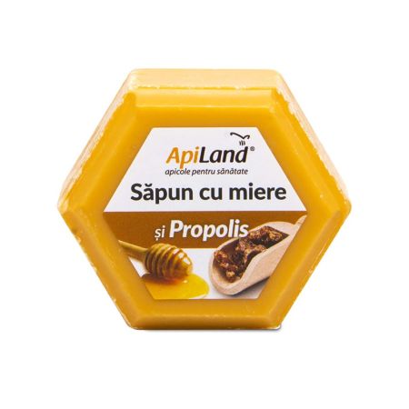 Sapun cu miere si propolis, 100 g, Apiland