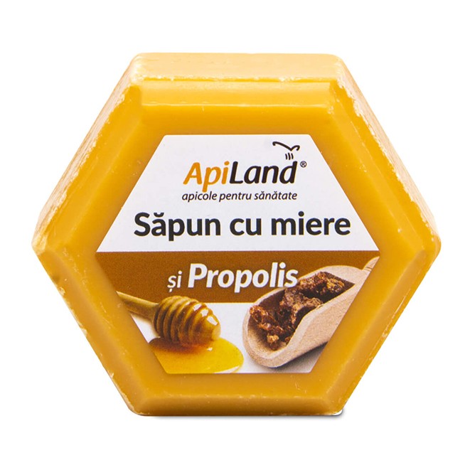 Sapun cu miere si propolis, 100 g, Apiland