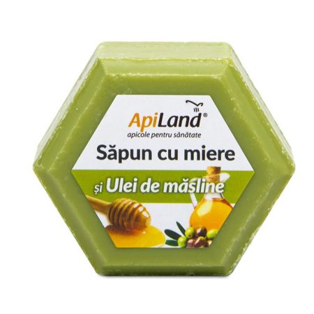 Sapun cu miere si ulei de masline, 100 g, Apiland