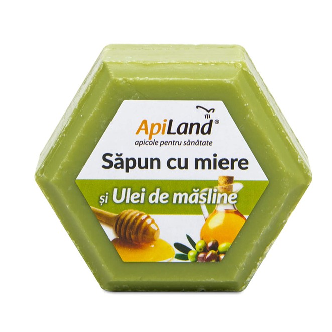 Sapun cu miere si ulei de masline, 100 g, Apiland