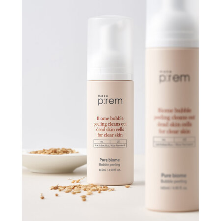 Spuma de curatare exfolianta Pure Biome, 145 ml, Make P:rem 660697