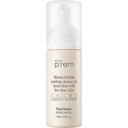 Spuma de curatare exfolianta Pure Biome, 145 ml, Make P:rem