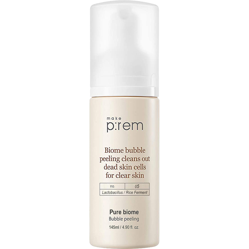 Spuma de curatare exfolianta Pure Biome, 145 ml, Make P:rem