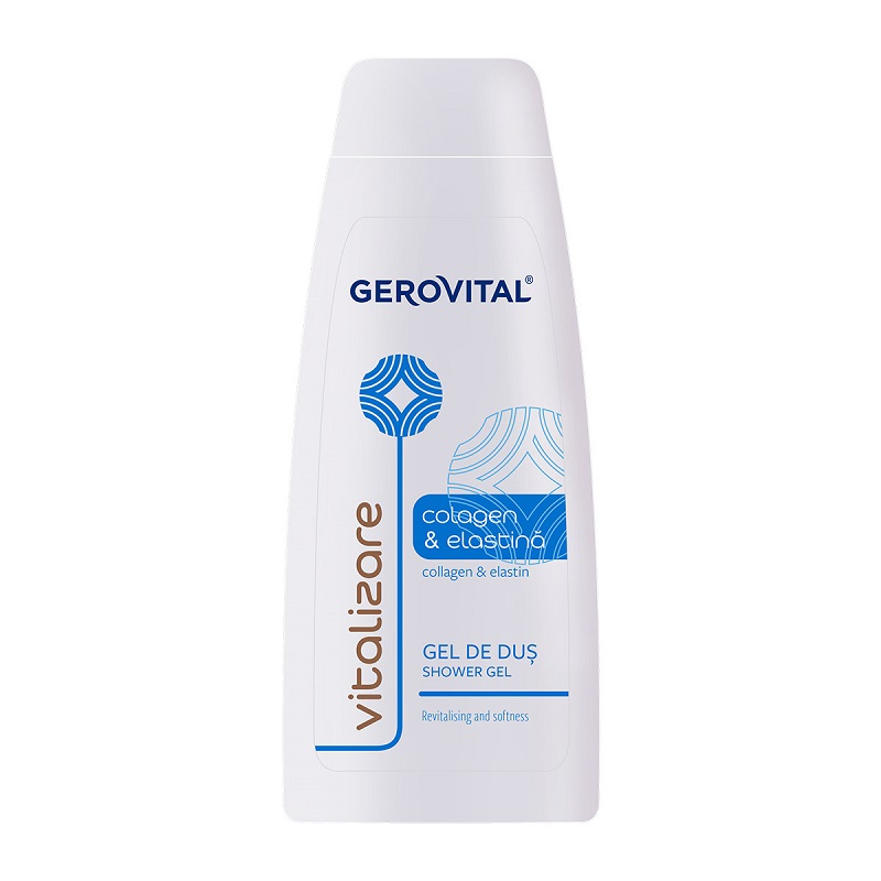 Gel de dus cu Colagen si Elastina, 400 ml, Gerovital