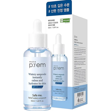 Ser de fata Safe Me. Watery Ampoule, 50 ml, Make P:rem 660660