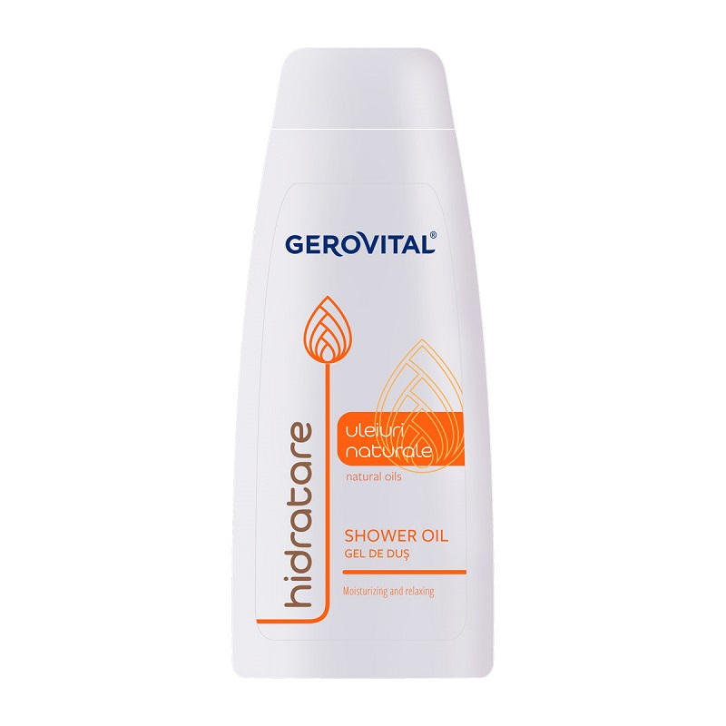 Gel de dus cu uleiuri naturale, 400 ml, Gerovital