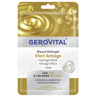 Masca pentru fata Hidrogel Efect Antiage, 1 bucata, Gerovital