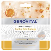 Masca pentru contur ochi Hidrogel Antiage, 1 bucata, Gerovital