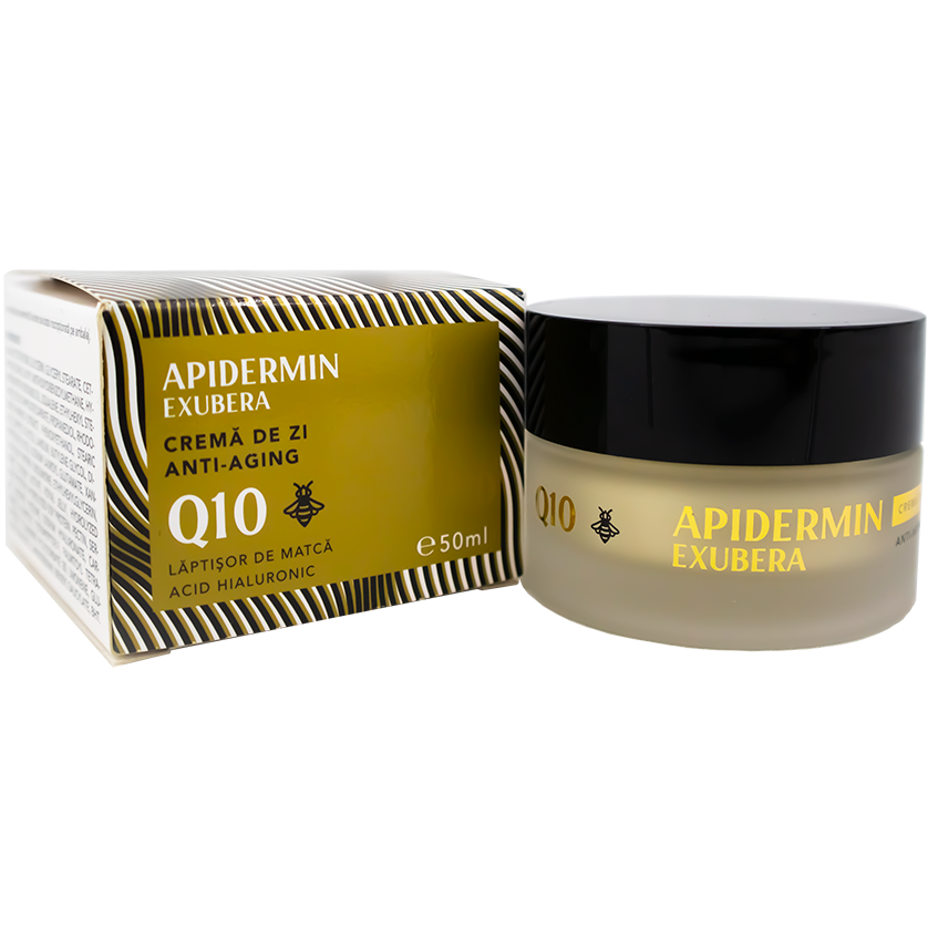 Crema pentru zi anti-aging Exubera Apidermin, 50 ml, Complex Apicol