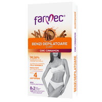 Benzi depilatoare pentru corp Chic Cinnamon, 16 bucati, Farmec