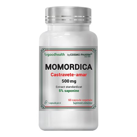 Momordica, 500 mg, 60 capsule vegetale, Cosmopharm