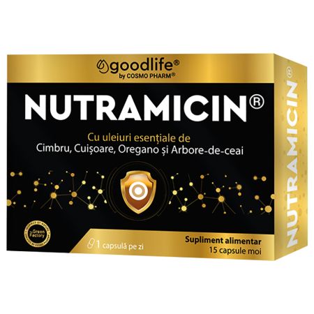 Nutramicin, 15 capsule moi, Cosmopharm