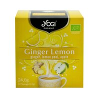 Ceai bio Ginger Lemon, 12 plicuri, Yogi Tea