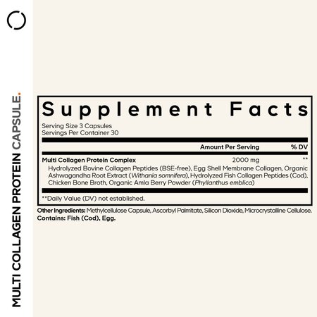 Colagen hidrolizat CodeAge Hidrolyzed Multi Collagen, 90 capsule, GNC 674465
