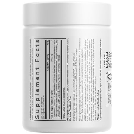 Colagen hidrolizat CodeAge Hidrolyzed Multi Collagen, 90 capsule, GNC 674464