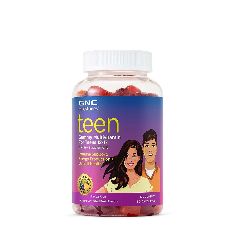 Multivitamine pentru adolescenti Teen, 12-17 ani, 120 jeleuri, GNC