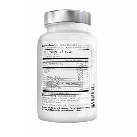 Colagen vegan cu biotina, luteina si vitamina C, 30 capsule, GNC 647818