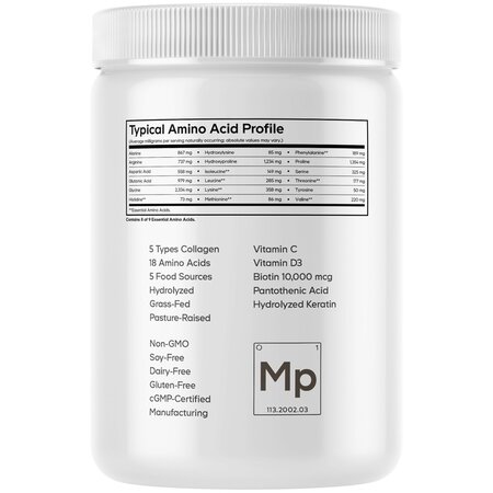 Peptide de colagen cu biotina, keratina si acid hialuronic CodeAge, 323 g, GNC 674459