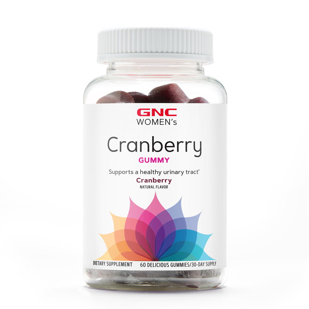 Jeleuri cu extract din merisor Women’s Cranberry Gummies, 60 jeleuri, GNC