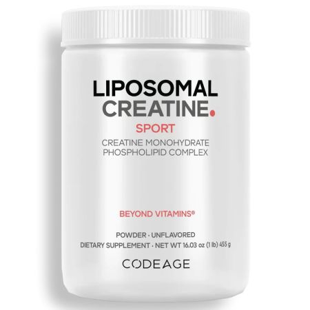Creatina monohidrata lipozomala CodeAge Liposomal Creatine Monohydrate, 455g, GNC