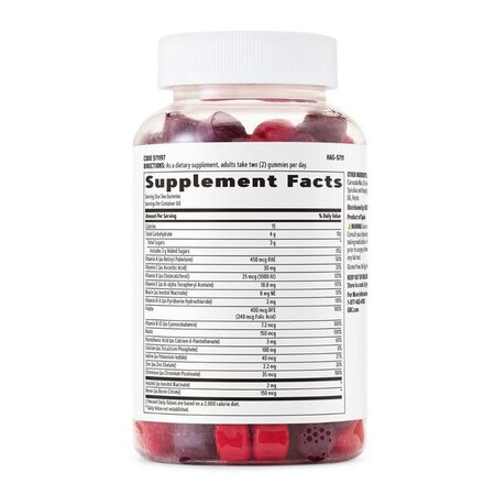 Jeleuri cu multivitamine pentru femei Women’s Multivitamin Gummy, 120 jeleuri, GNC 722988