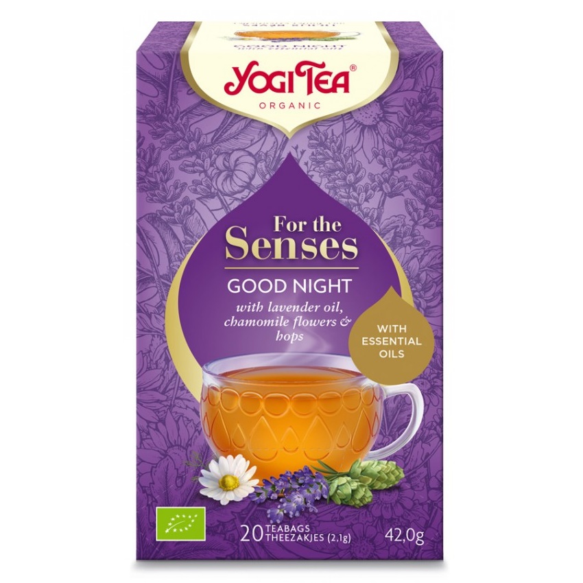 Ceai Bio cu ulei esential Good Night, 20 plicuri, Yogi Tea