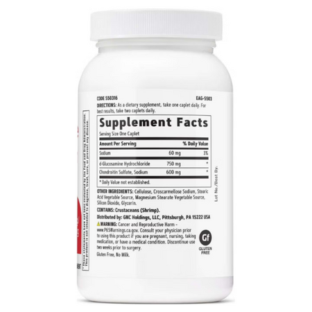 Glucozamina si Condroitina, 120 tablete, GNC, 120 tablete, GNC 735545