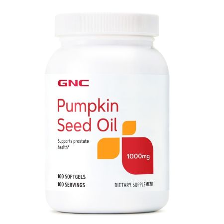 Ulei din seminte de dovleac, 1000 mg, 100 capsule, GNC