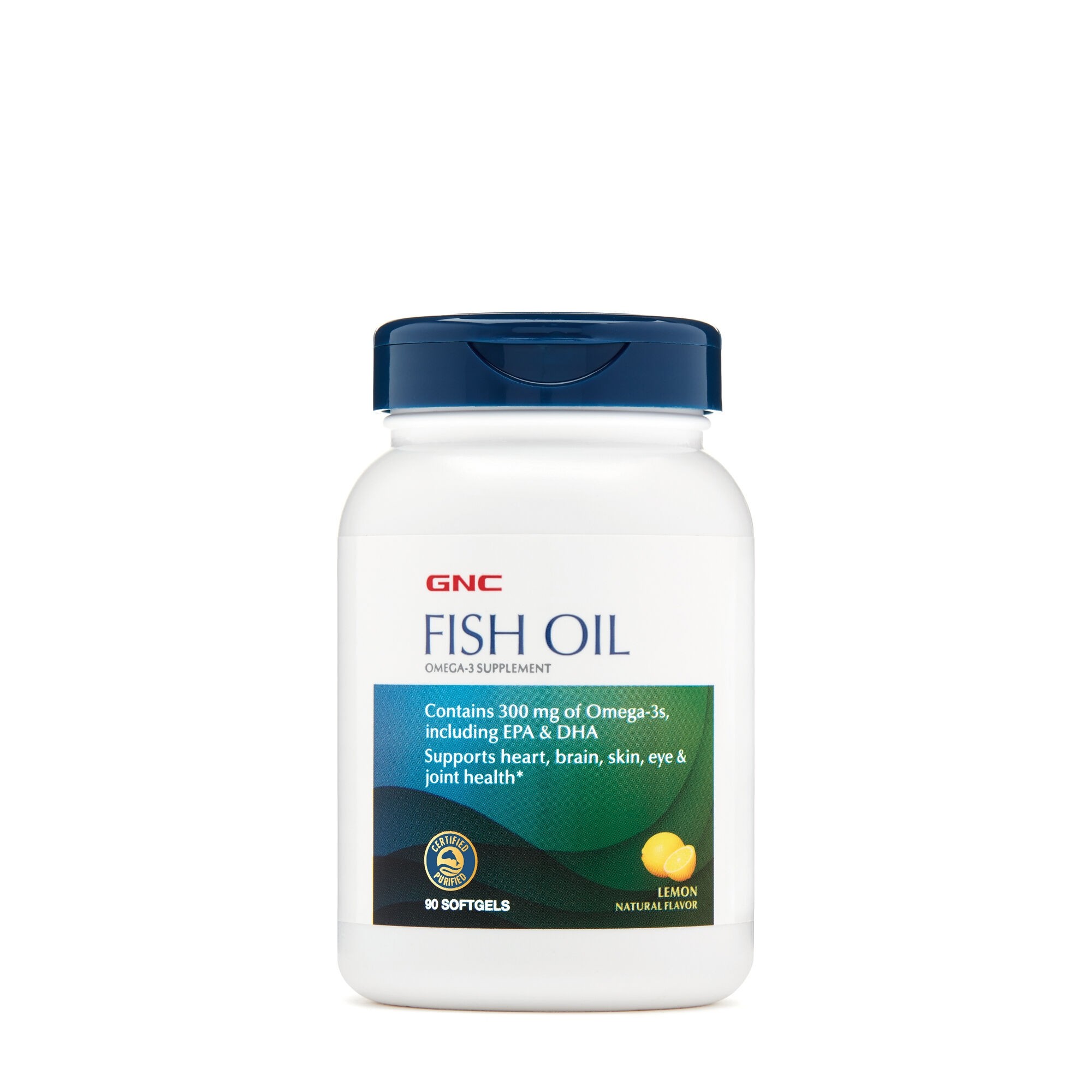 Ulei de peste Fish Oil, 90 capsule, GNC