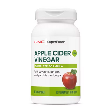Otet din cidru de mere SuperFoods, 120 tablete, GNC