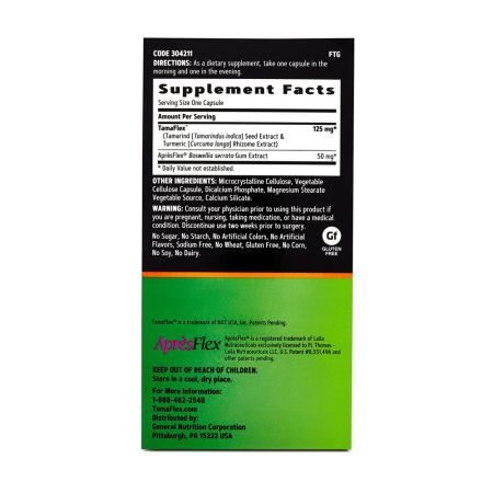 Formula pentru sanatatea articulatiilor TamaFlex Fast Acting, 60 capsule, GNC 647716