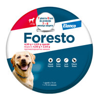 Zgarda antiparazitara pentru caini de talie mare Foresto Collar, 1 bucata, Elanco