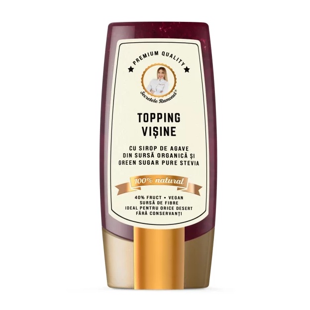 Topping cu aroma de visine, 310 g, Laboratoarele Remedia