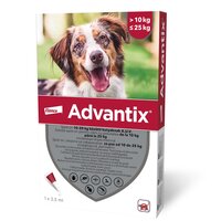 Solutie deparazitara pentru caini 10-25 kg Advantix 250, 1 pipeta, Elanco